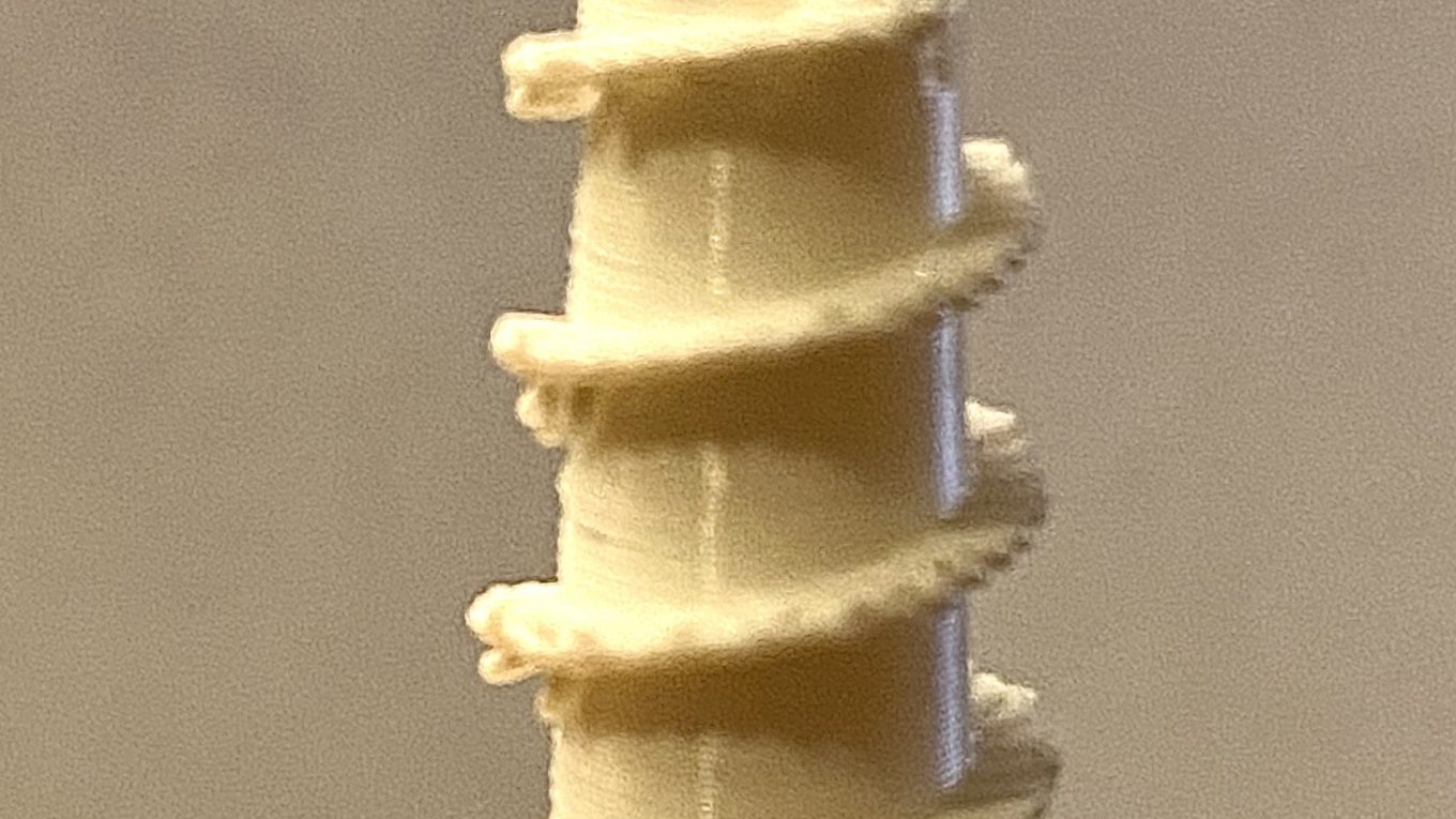 3D Gedruckter Dübel fir Gipskartonwände